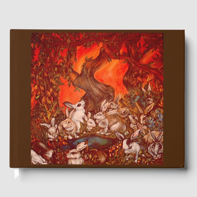 Libro De Visitas 16 Bunnies Guest Book (Anverso)