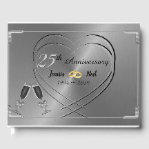 25 Aniversario Boda de Plata Personalizada
