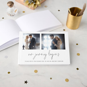 Libro De Visitas 2 fotos Script Nuestro viaje comienza Boda