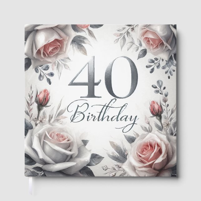 Libro De Visitas 40.º cumpleaños (Anverso)