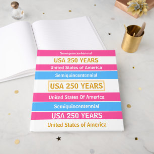 Libro De Visitas 4 de julio de 2026 EE. UU. 250 años Semicuincuente