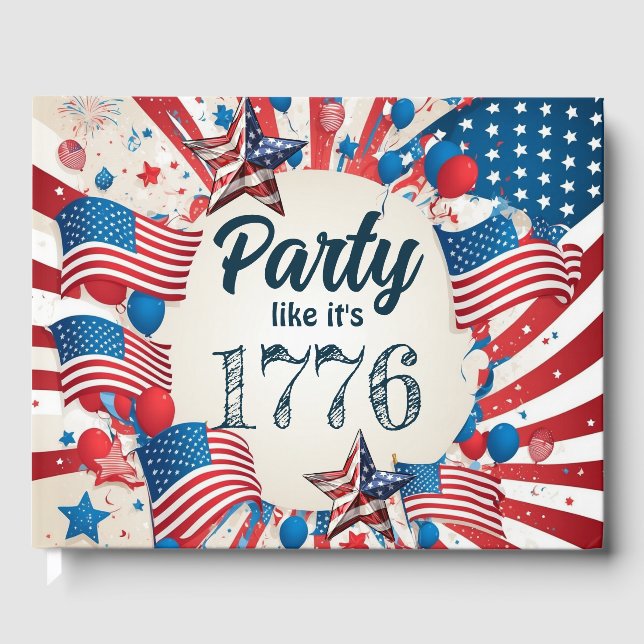 Libro De Visitas 4 de julio Fiesta (Anverso)