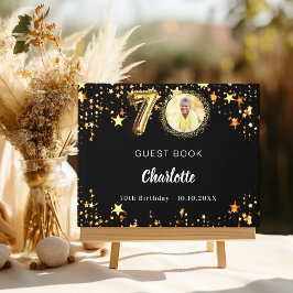 Libro De Visitas 70.ª foto de las estrellas de oro negro
