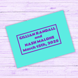 Libro De Visitas 90 púrpura sobre Boda Verde azulado