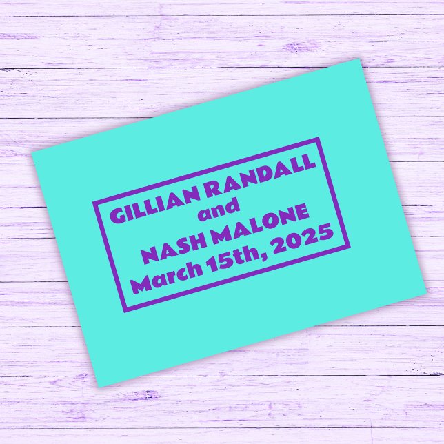 Libro De Visitas 90 púrpura sobre Boda Verde azulado (Subido por el creador)