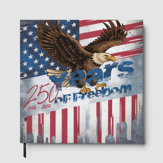 Libro De Visitas A bold,  illustration of an American symbol (Anverso)