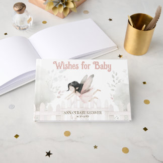 Libro De Visitas A Little Fairy está en camino a Baby Shower