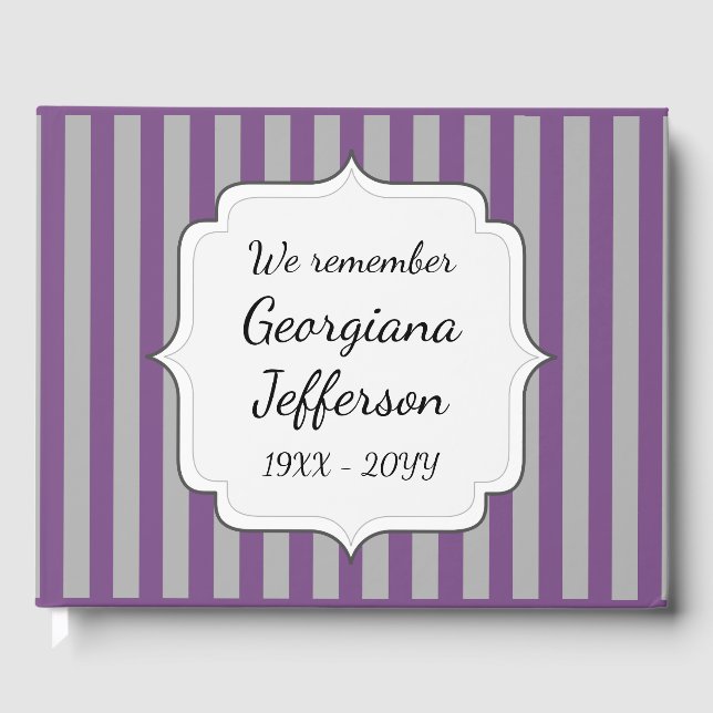 Libro de visitas a los funerales (Anverso)