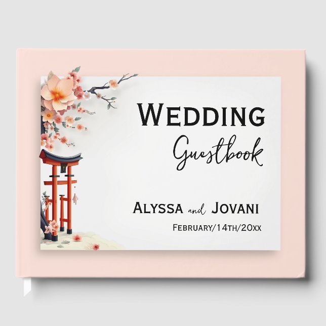 Libro De Visitas A Love Blossoming Under the Cherry Trees (Anverso)