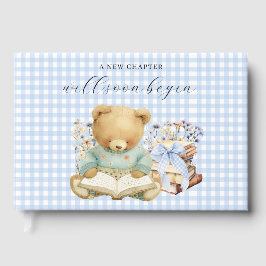 Libro De Visitas A New Chapter Begins Bear Books Baby Shower 