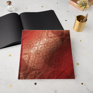 Libro De Visitas Aceptación Medallones de Meditación Roja
