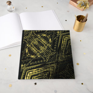 Libro De Visitas Aceptación Textura geométrica oscura