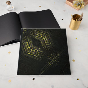 Libro De Visitas Aceptación Textura gótica oscura