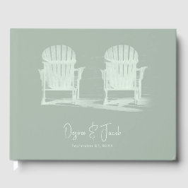 Libro De Visitas Adirondack Beach Chairs Sage Green Boda