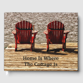 Libro De Visitas Adirondack Beach Chasis Casas Rústicas Marrones