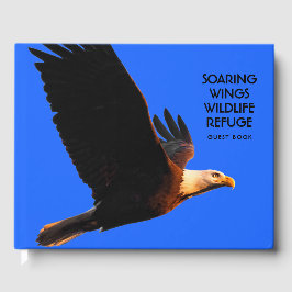 Libro De Visitas Águila calva en la naturaleza de la fauna