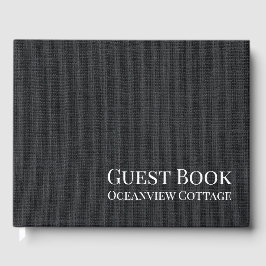 Libro De Visitas Airbnb Vacation Rental Woven Minimalista Moderno