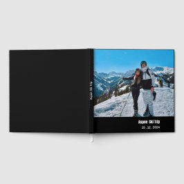 Libro De Visitas Álbum de Fotos Minimalista Moderno para Todo - Neg