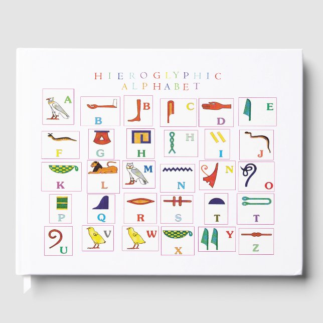 Libro De Visitas Alfabeto jeroglífico (Anverso)