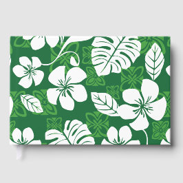 LIBRO DE VISITAS ALOHA FRIDAY PATTERN EN VERDE