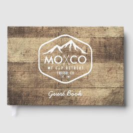 Libro De Visitas Alquiler de esquís Casa Rustic Wood Personalizado