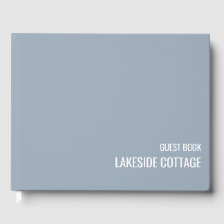 Libro De Visitas Alquiler de vacaciones Azul Minimalista Airbnb mod