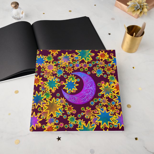 Libro De Visitas Alquimia de la Luna Mística (Anverso Abierto)
