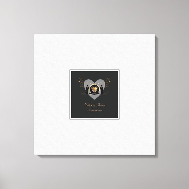 Libro de visitas alternativo para Bodas macho de c (Anverso)