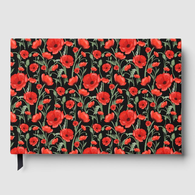 Libro De Visitas Amapolas Rojas (Anverso)