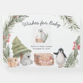 Libro De Visitas Amigos de invierno | Pingüinos y osos polares