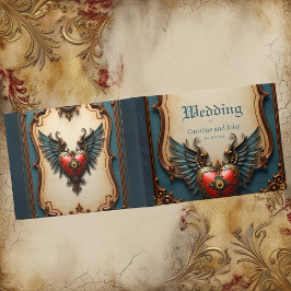 Libro De Visitas Amor eterno, elegancia surrealista al estilo steam