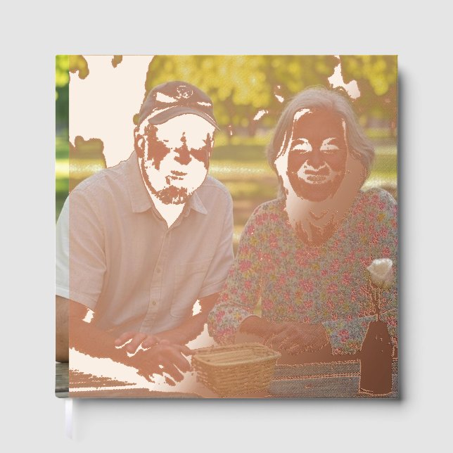 Libro De Visitas Añadir Personalizar de foto retirado (Anverso)