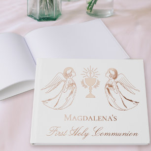 Libro De Visitas angeles adinerados Primera comunión sagrada