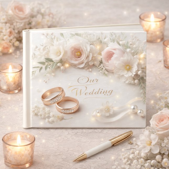 Libro De Visitas Anillos y flores bodas (Subido por el creador)