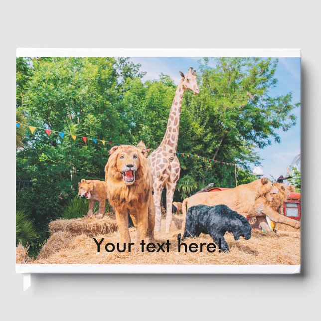 Libro De Visitas Animales de peluche (Anverso)