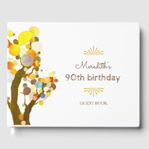 Libro De Visitas Aniversario de la travesía de los árboles singular