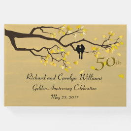 Libro De Visitas Aniversario de Oro de Lovebirds