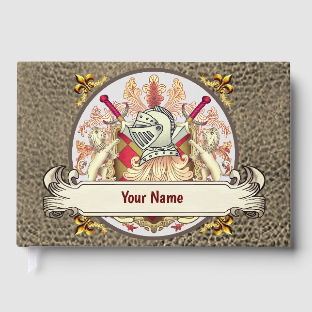 Libro De Visitas Apellido de la protección familiar de Red Knight (Anverso)