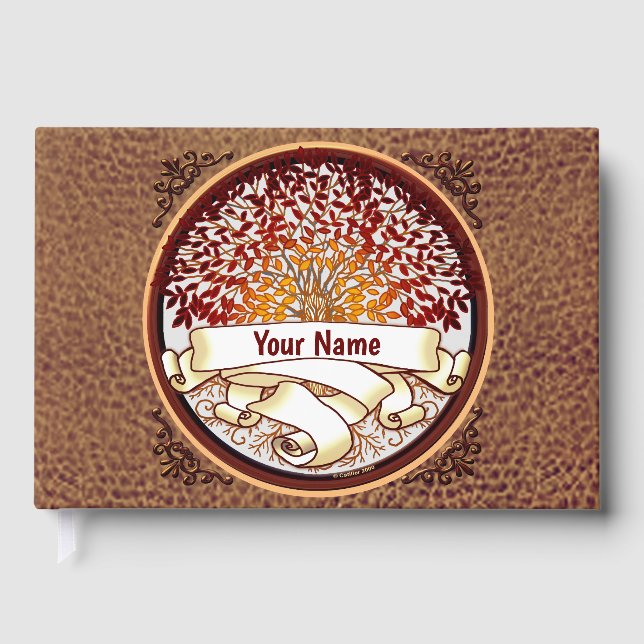 Libro De Visitas Apellido del árbol familiar de Crimson (Anverso)