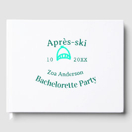 Libro De Visitas Après-ski bachelorette party turquoise hat name da