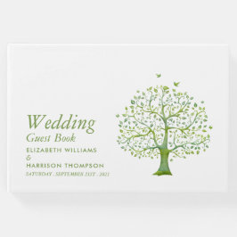 Libro De Visitas Árbol de la vida, matrimonio elegante