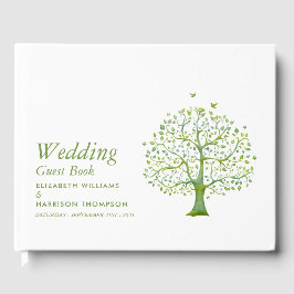 Libro De Visitas Árbol de la vida, matrimonio elegante