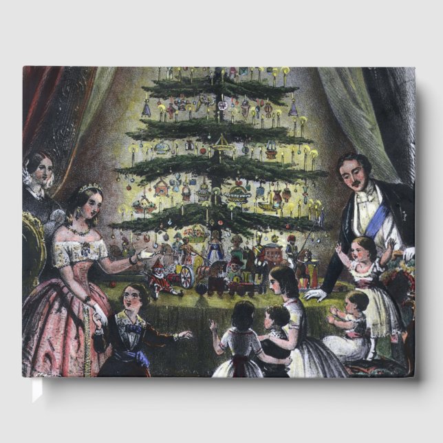 Libro De Visitas Árbol de Navidad de la Reina Victoria (Anverso)