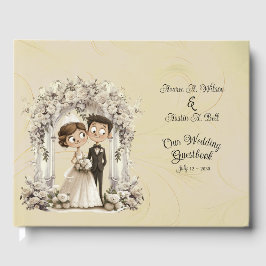 Libro De Visitas Arco Boda Whimsical Bride Groom