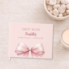 Libro De Visitas Arco de boda de color rosa pálido