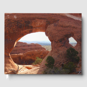 Libro De Visitas Arco de partición I en el Parque Nacional Arches