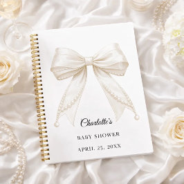 Libro de visitas Arco para baby shower marfil perl
