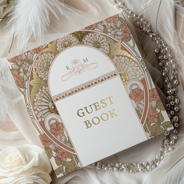Libro De Visitas Art Nouveau de la boda de otoño (Subido por el creador)
