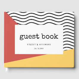 Libro De Visitas Arte pop de los años 80 boda al estilo Memphis