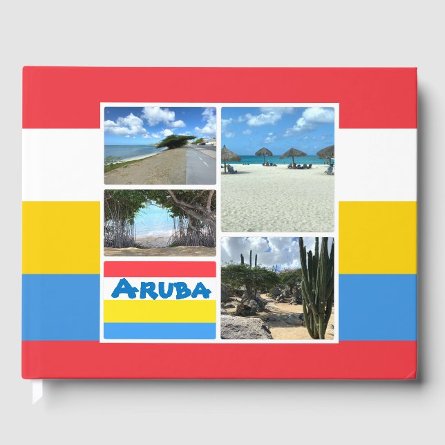 Libro De Visitas Aruba playa y desierto (Anverso)